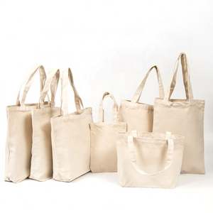 Tote Bag Bolsa de compras de algodón con logotipo impreso personalizado - Product Image 4