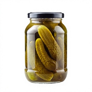 Canned <b>Pickled</b> Cucumbers Vinegar Preserved Peeled Sour Flavor Mason <b>Jar</b> Packaged Room Temperature Storage - Product Image 4