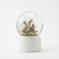 Fabrication de globes à neige en verre transparent |   Personnalisation complète 35-200 mm |   Échantillon 3D |   Quantité minimale de commande faible |   Pour la vente au détail, les cadeaux et les promotions