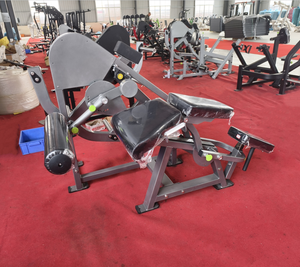 Équipement de musculation Gym Fitness Plaque chargée Double fonction 2 en 1 Extension de jambe assise et machine d'exercice Leg Curl - Product Image 6