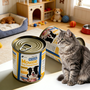 400g <b>Canned</b> Wet Cat Food Beef Pet Snack OEM Factory Agent Protein Rich Dog Treat - Product Image 1