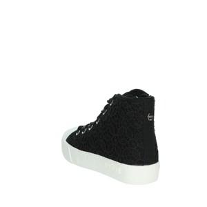 Sneakers uomo di alta moda CLJ006500 nero altezza crescente tinta unita fodera in rete alla moda scarpe da passeggio - Product Image 2