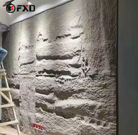 Vente en gros de panneaux muraux en polyuréthane légers imitation pierre, panneaux muraux 3D en PU imperméables pour murs
