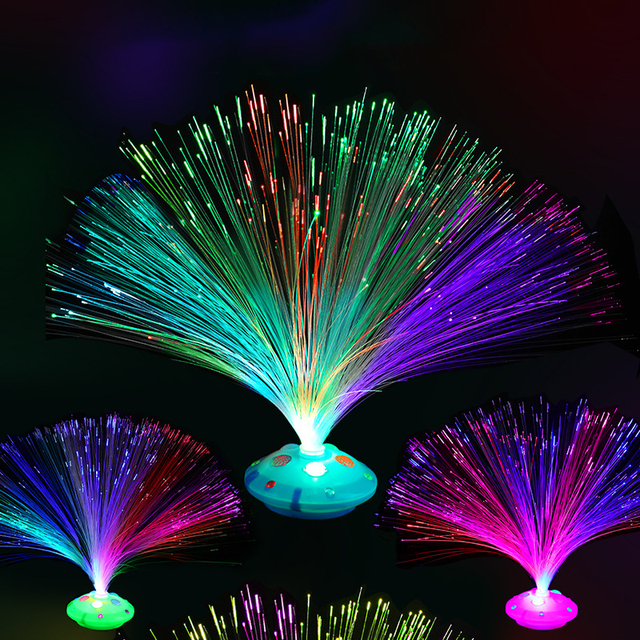 Christmas Decoration in the Dark Kids Toys Colored Led Fiber Optic Light Night Toy