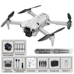 Drone sans balais avec écran, double caméra 8K HD, photographie aérienne, évitement d'obstacles, longue autonomie, quadricoptère RC pliable - Product Image 2