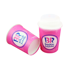 Gobelet en papier à double paroi de grande capacité avec logo personnalisé respectueux de l'environnement pour les nouilles à la crème glacée biscuits sucre - Product Image 1
