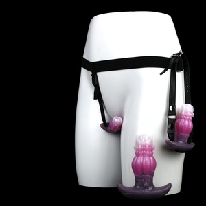 YOCY - Vibrador Anal con Correa, Tapón Anal, Dildo, Mordaza Bucal, Dildo Bucal con Correa, Equipo de Bondage BDSM, Juguetes Eróticos, Productos para Adultos - Product Image 1