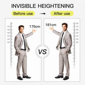 <span class=keywords><strong>3</strong></span>-strato di EVA cuscino d'aria <span class=keywords><strong>tacco</strong></span> inserto regolabile invisibile ascensore solette per <span class=keywords><strong>uomo</strong></span> e donna altezza aumento <span class=keywords><strong>scarpe</strong></span> - Product Image 6