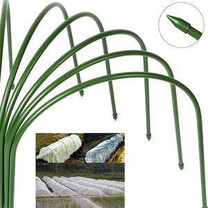 Arceaux de jardinage en acier avec revêtement plastique pour le soutien des plantes, tunnel de culture - Product Image 2
