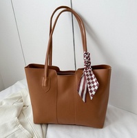 Sac fourre-tout grande capacité pour femme, style coréen, pour les trajets quotidiens, sac à bandoulière texturé, collection Printemps-Été