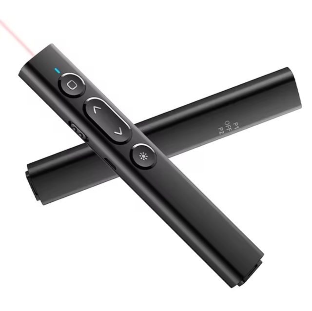 Best Quality 2.4G Wireless Presenter Wireless Presentation Remote Clicker with Laser Pointer Pointer Clicker for Presentation