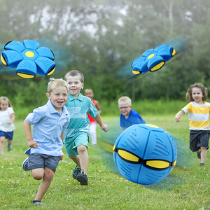 Disco Volador Plano sin Luz LED, Juguete de Bola Mágica para Niños, Juego de Jardín y Playa, Pelotas Deportivas Infantiles - Product Image 2