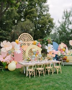 Silla Infantil Moderna Hecha a Mano de Ratán, Segura para Exteriores, Decoración para Fiestas de Cumpleaños y Bodas, Muebles Infantiles de Mimbre Natural, Gran Venta - Product Image 2