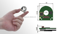 Encodeur d'angle magnétique à trou de 45 mm pas cher, capteur d'angle magnétique traversant un trou, encodeur de joint robotique à 17 bits