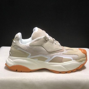 Chaussures de sport confortables à semelle épaisse en cuir véritable, design personnalisé pour hommes, chaussures de basket-ball élégantes et polyvalentes - Product Image 2