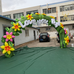 <span class=keywords><strong>Arche</strong></span> de ballons gonflables en forme de fleur de forêt pour la publicité des fleuristes - Product Image 2