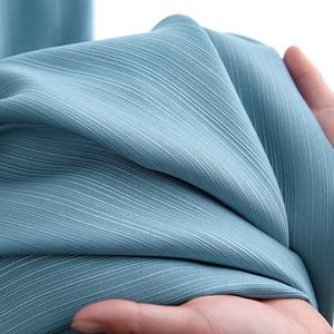Tissu de rideau occultant de couleur unie au design luxueux pour salon - Product Image 3