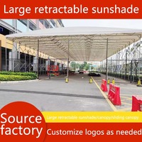 Tente mobile pliable en acier résistant aux intempéries, abri de stockage extérieur portable pour événements, parking, jardin, usage commercial