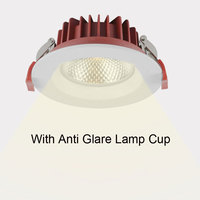Focos Led IP65 Downlight impermeable Empotrado Baño Cocina Toile Spot Light Anti Fog COB Foco Lámpara de techo 110V 220V