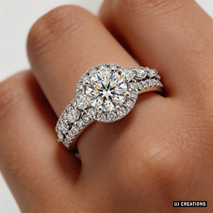 Anillo de Boda Personalizado de Oro Sólido S925/10K/14K/18K con Diamante Cultivado en Laboratorio de 1.0 Quilates, Corte Brillante, Calidad VVS-VS, para Fiesta - Product Image 2