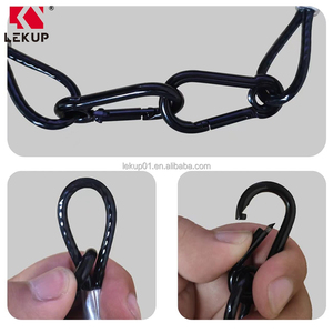 Câbles en acier tressé à extrémité bouclée, câbles en acier recouverts de PVC, cordes de sécurité robustes avec mousquetons - Product Image 3