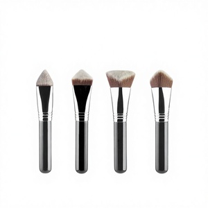 Wooden Triangle Concealer Highlight Brush Wet Dry <b>Foundation</b> Brush for Face Brightening Makeup - Product Image 3