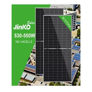 Jinko 540w 550w 560w Tiger Pro Mono facial Module solar panel dealers home off-grid pv power system paneles solares kit completo