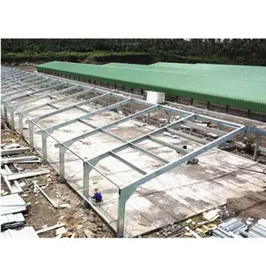Customized Prefab House Steel Structure Poultry House Roof Truss Barn Shed Chicken Buildings