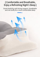 Oreiller Ergonomique Premium pour Couples en Mousse à Mémoire de Forme – Soutien Corporel et Soin du Corps – Oreiller de Sommeil en Mousse à Mémoire de Forme