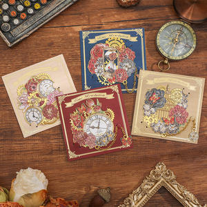 Jam Antik bunga pembatas buku logam dengan liontin rantai alat baca untuk guru teman hadiah ulang tahun penulis buku pecinta Klub - Product Image 1