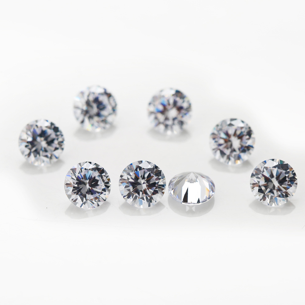 HMOIS melee diamond EF color cut VVS1 white round brilliant natural loose wholesale moissanite diamonds for moissanite jewelry