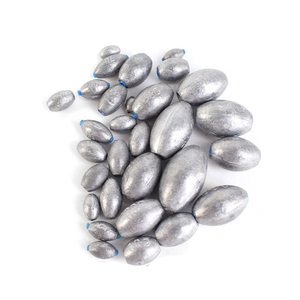 <span class=keywords><strong>Kit</strong></span> de pêche 1g-120g : Plombs œuf et plombs plombés pour eau douce et eau salée, ensemble de plombs de lancer pour la pêche au bar, forme ovale - Product Image 4