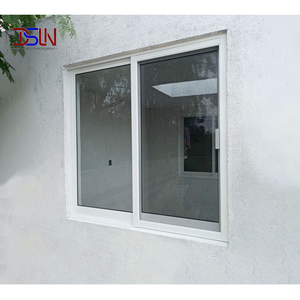 Fenêtre coulissante sur mesure en PVC, trois panneaux, multi-designs, à ouverture large, avec ventilation et rupture de pont thermique, double vitrage, pour accès au jardin ou au véranda. - Product Image 1