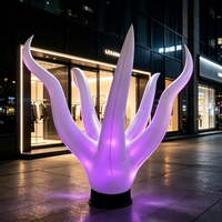Colonne de tentacules LED gonflable, taille personnalisée, logo lumineux, décoration gonflable pour événements, fêtes, décoration de scène