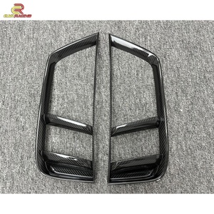 Rejillas de Ventilación Traseras Decorativas de Fibra de Carbono Seca para Audi R8 2016-2018, Rejilla de Ventilación de Aire Trasera de Carbono, Accesorios para Automóviles - Product Image 3