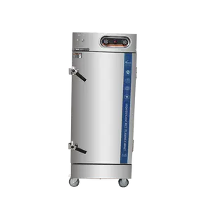 8-vassoio commerciale elettrico cibo a vapore armadio per ristoranti durevole ed efficiente ad alta capacità in acciaio inox 220V