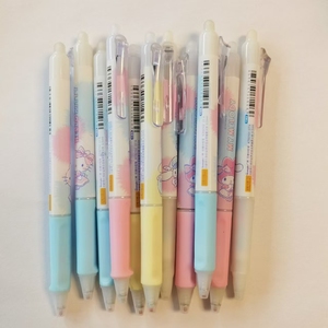 Langsung dari pabrik dapat dihapus 0.5mm pulpen Gel ungu dan biru perlengkapan sekolah