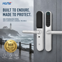 Serrure Intelligente Scellée HUNE, Anti-Poussière, Anti-Humidité, Structure Anti-Rouille, Anti-Corrosion pour Installation sur Porte Humide, Côtière ou Domestique