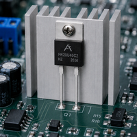 Diode de récupération rapide FR20U40C2, 20A/400V, haute tension, haute intensité, en carbure de silicium, Schottky, montage en surface, tube unique