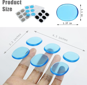 Lot de 6 tampons de silencieux transparents pour caisse claire, tampons de gel amortisseurs pour batterie, silencieux pour caisse claire et tom, accessoires d'instruments de percussion - Product Image 6