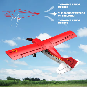 SJY-QIDI-560 Off Road Aircraft RC Model 4CH Small Remote Control Aircraft With Light Brushless Motor Assembly <b>Starter</b> Flying Toy - Product Image 6