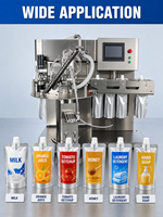 Machine d'emballage Doypack pour sachets à bec verseur, pour produits visqueux, savon, liquide de lavage, détergent
