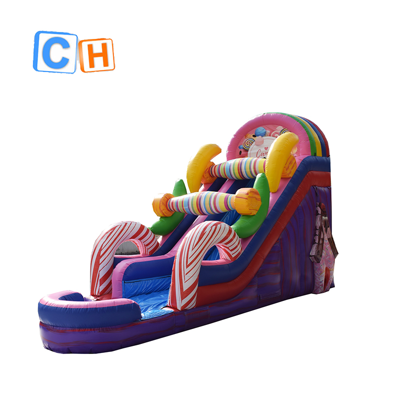 Заводская Высококачественная надувная мраморная розовая яркая водная горка с бассейном, размер под заказ