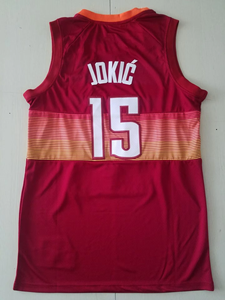 DEN 15 <span class=keywords><strong>Nikola</strong></span> Jokic Uniforme pour hommes de haute qualité Broderie de qualité supérieure Couture City Edition Basketball Shirts Jerseys - Product Image 6