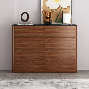 Cómoda de Madera Extensible Estilo Rústico de Gran Capacidad, Mueble de Almacenamiento Moderno de Alta Gama para Sala de Estar - Product Image 3