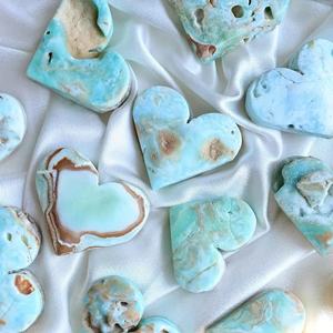 Cœur de Hemimorphite Naturelle Polie, Pierre de Poche, Guérison, Reiki, Chakra, Méditation, Décoration d'Intérieur, Énergie Amoureuse, Cadeau, Vente en Gros - Product Image 6