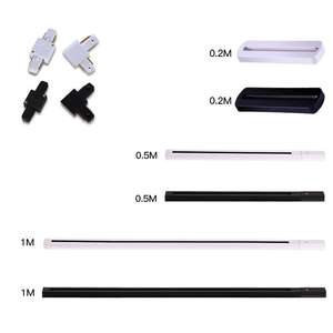 Rel Aluminium 1M untuk Lampu Rel <span class=keywords><strong>LED</strong></span>, Lampu Supermarket, Konektor Bentuk L, Kotak Rel, Lampu Rel/Spotlight/Lampu Rel - Product Image 6
