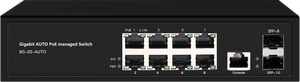 สวิตช์ PoE FTTH แบบจัดการได้ L2+ รุ่น S1200WP-8G-2S-AUTO รองรับ 24V/48V จับคู่อัตโนมัติ 2SFP+8GE ความเร็วเต็ม Gigabit พร้อมแบนด์วิดท์ 20Gbps - Product Image 5
