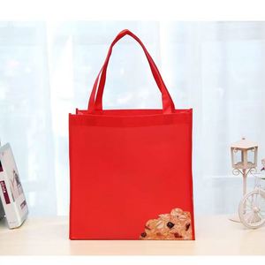 Bolsa de Compras Ecológica, Reciclada, Impermeable, de Tela No Tejida, con Patrón de Letras, Tamaño y Color Personalizables - Product Image 1