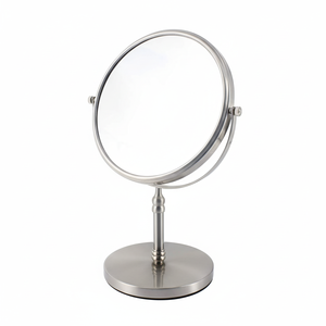 Magnifiquement fabriqué à la main cadre en fer Portable miroir de table en métal haute qualité décoration de bureau à domicile Art déco approvisionnement en vrac - Product Image 1